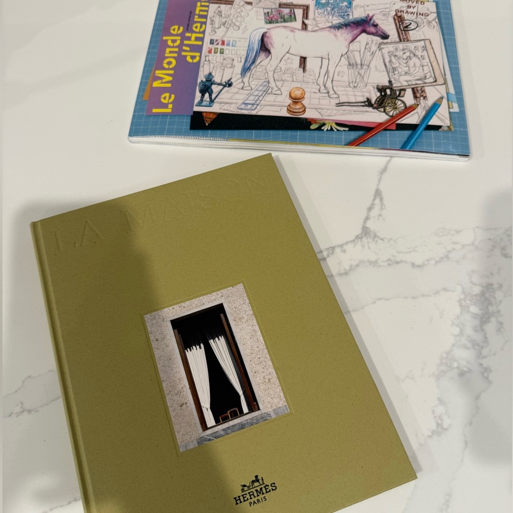 Hermès La Maison Book in Olive Green